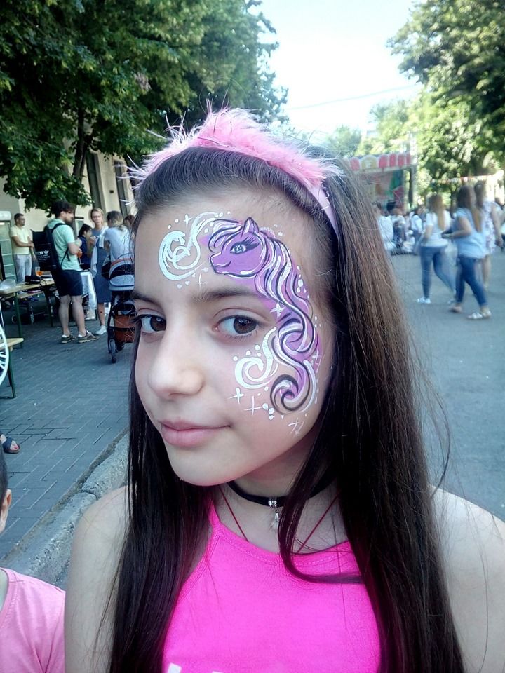 Pictura / desene pe fata pentru copii (face painting) / рисунки на лице для детей, аквагрим foto 8