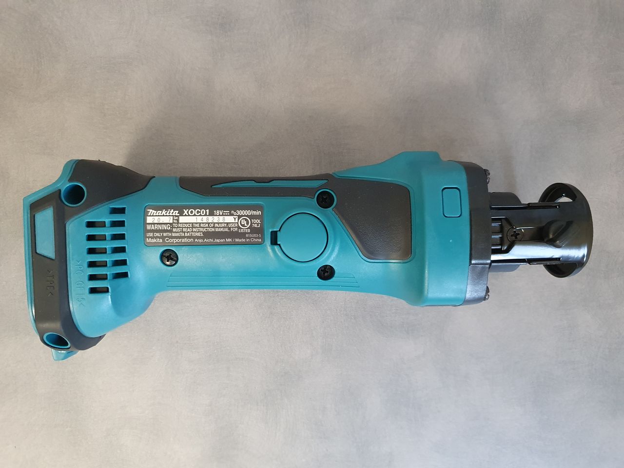Makita XOC01Z LXT 18V LiIon Drywall Keyless Cordless Rotary Cut Out Tool'