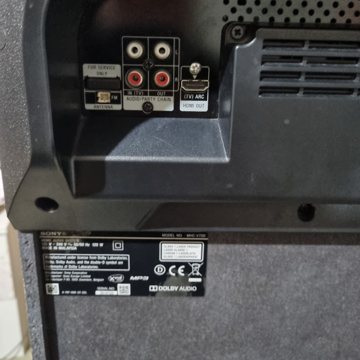 Sony mhc-v72d foto 5