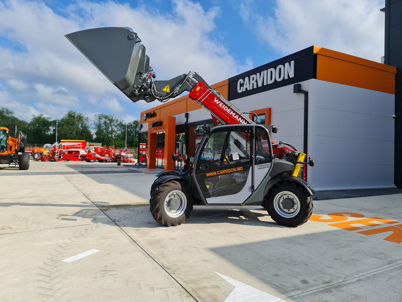 Телескопический погрузчик Weidemann T5522 foto 9