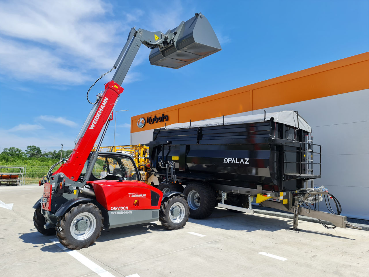 Телескопический погрузчик Weidemann T5522 foto 0