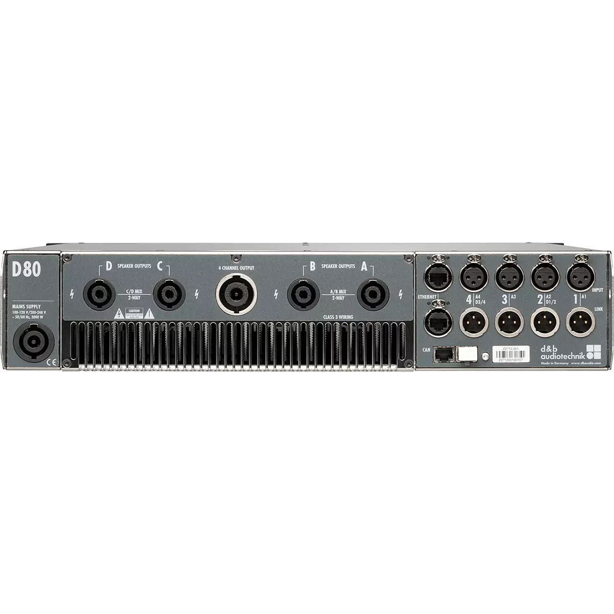 D&B Audiotechnik D80 NL4 Amplificator Z2710 foto 2