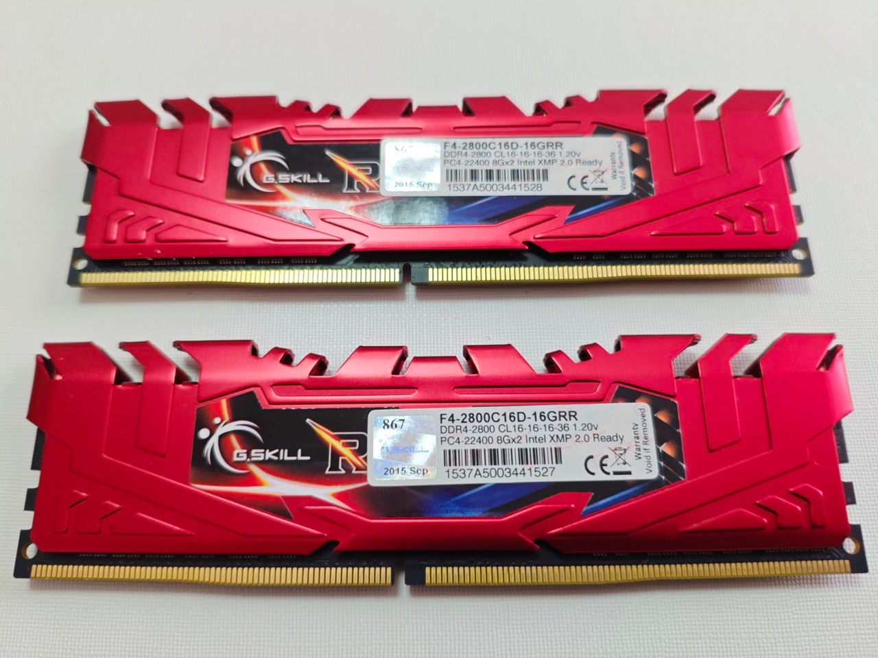DDR4, G.Skill Ripjaws 4 Series 16GB (2 x 8GB) 2800MHz