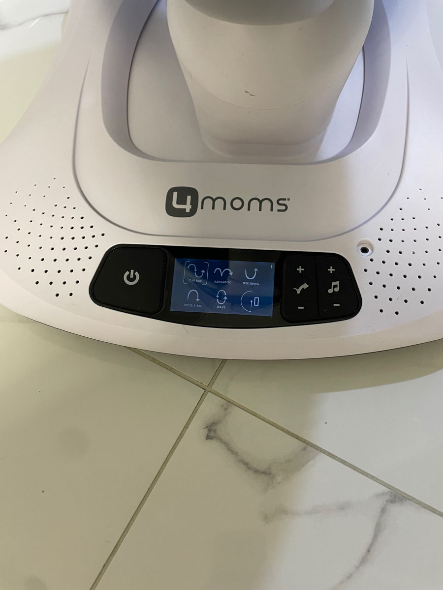 Детское кресло- качалка 4moms Mamaroo 4.0 Plush Multicolor foto 1