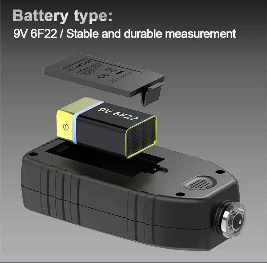 TC100-grey профессиональный толщиномер краски, Fe/NFe, до 1300 мкм (лучший вариант 2020 года) foto 6