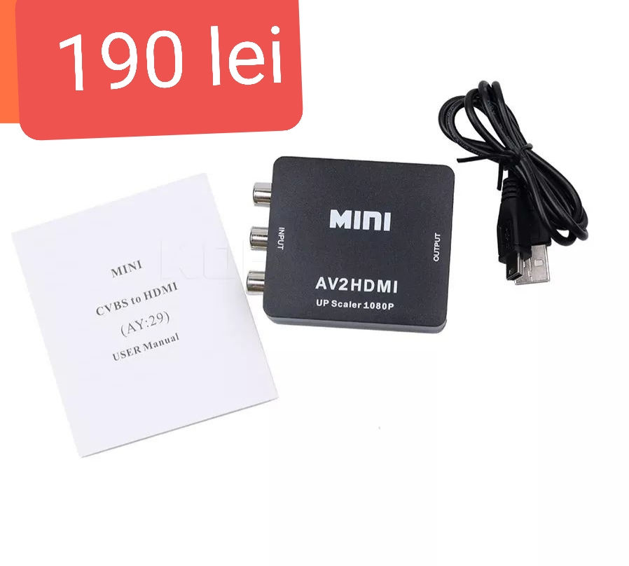 Адаптеры HDMI-DP-DVI-D - VGA-usb Type C-RCA -Mini DP-PS2/WII foto 13