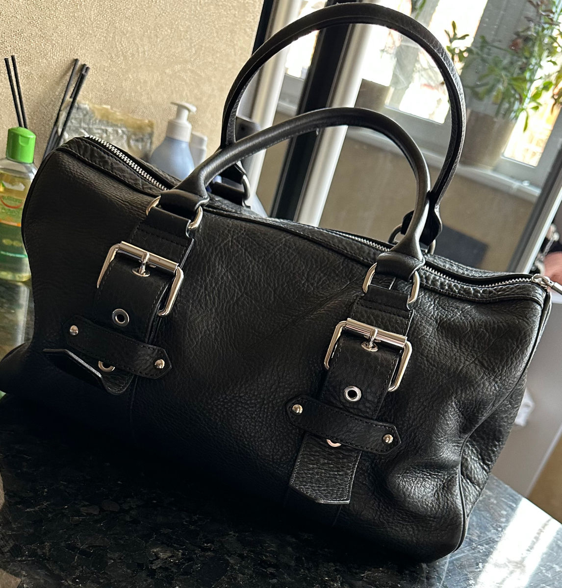 Кожаная сумка Longchamp фото 1