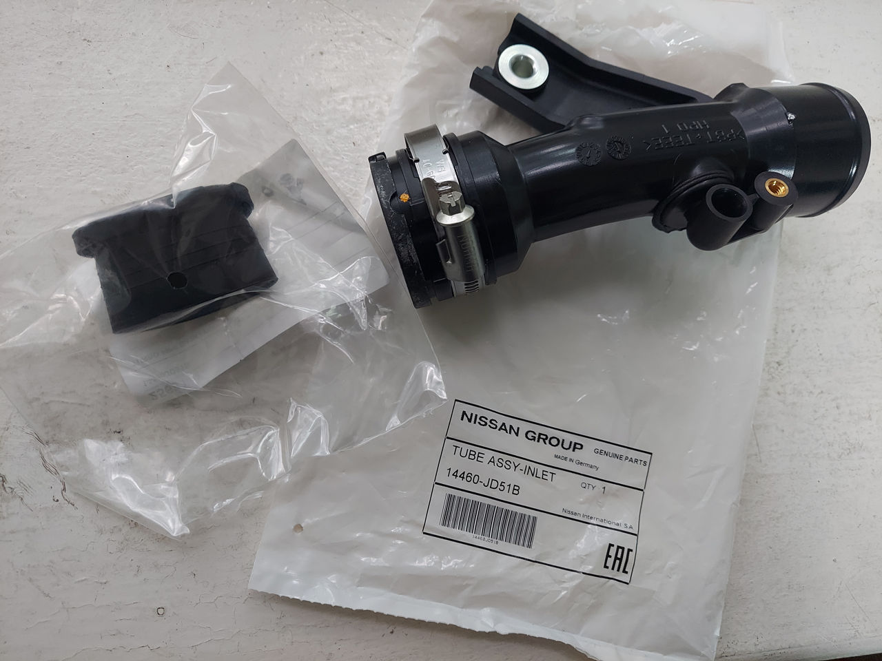 Патрубок турбины Nissan Qashqai 1.5dCi 10- фото 0