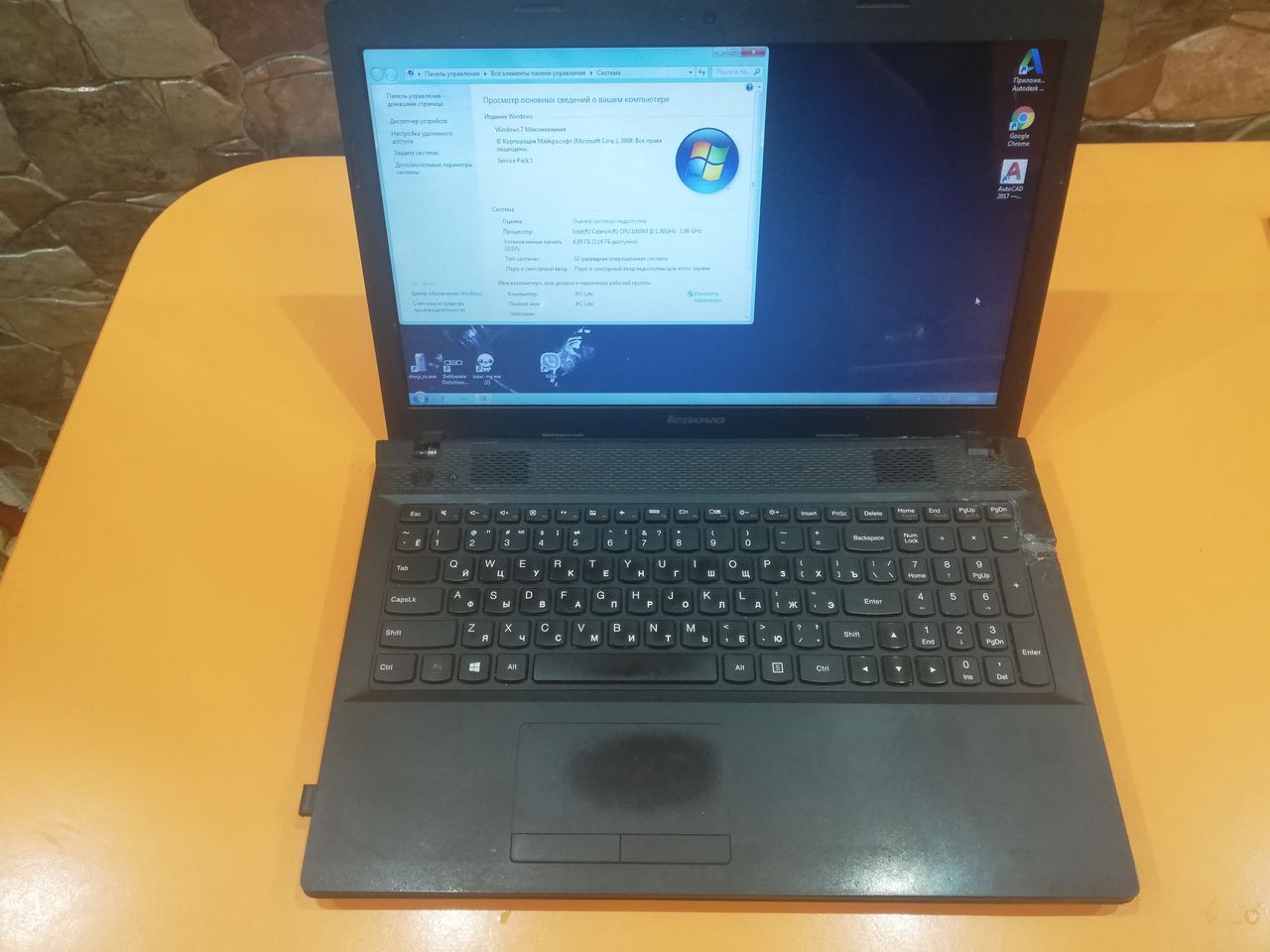 Lenovo g500 ,полностью рабочий