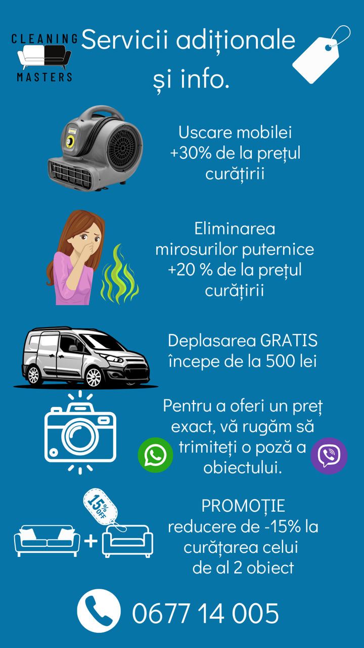 Curățare Chimică canapele/ saltele / scaune foto 12