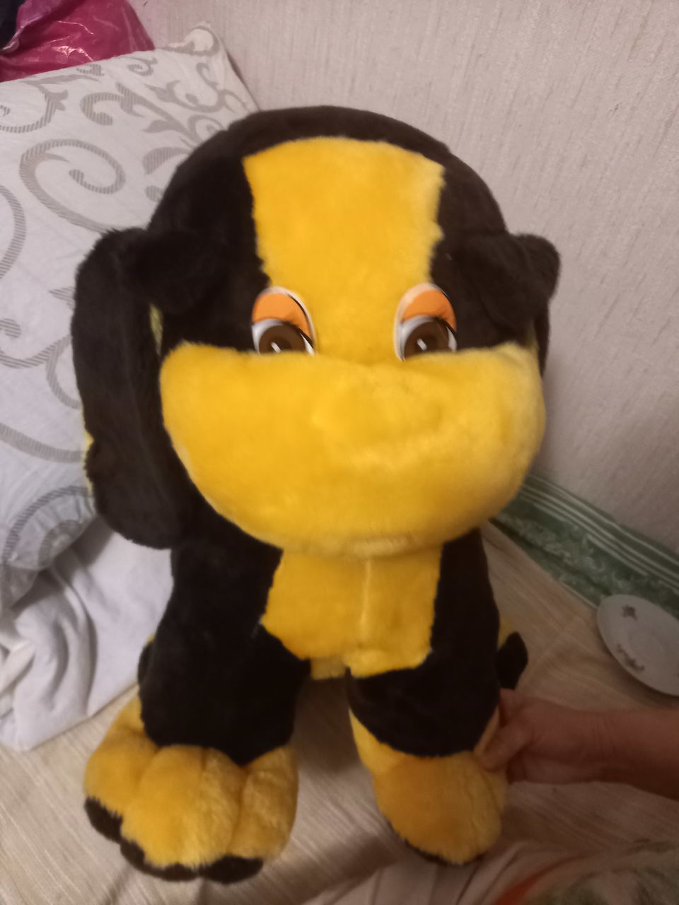 Мягкая детская игрушка собака