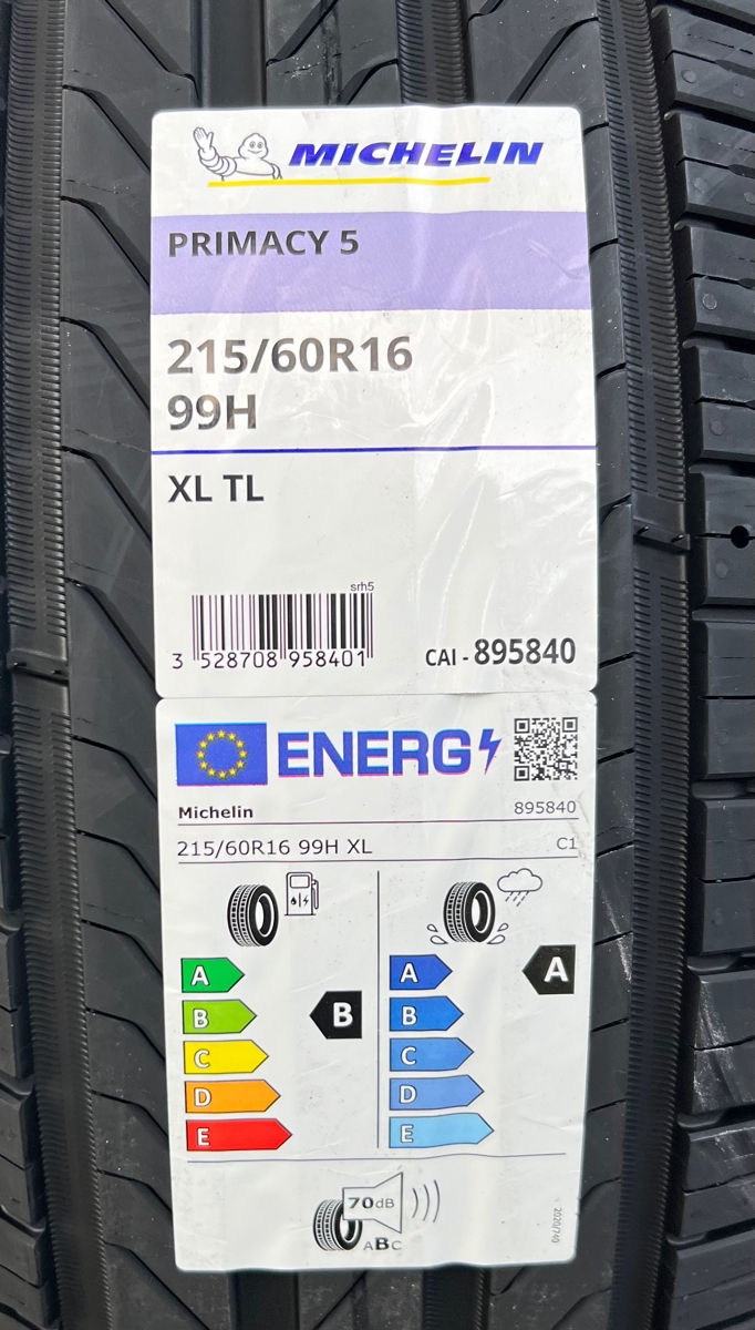 215/60 R16 Michelin Primacy 5/ Доставка, livrare toata Moldova 2025 фото 1