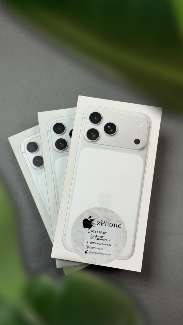 iPhone 17 Pro Max 256Gb Magazin zPhone Garanție 24Luni (128GB/256GB/512GB/1TB) all collors foto 2