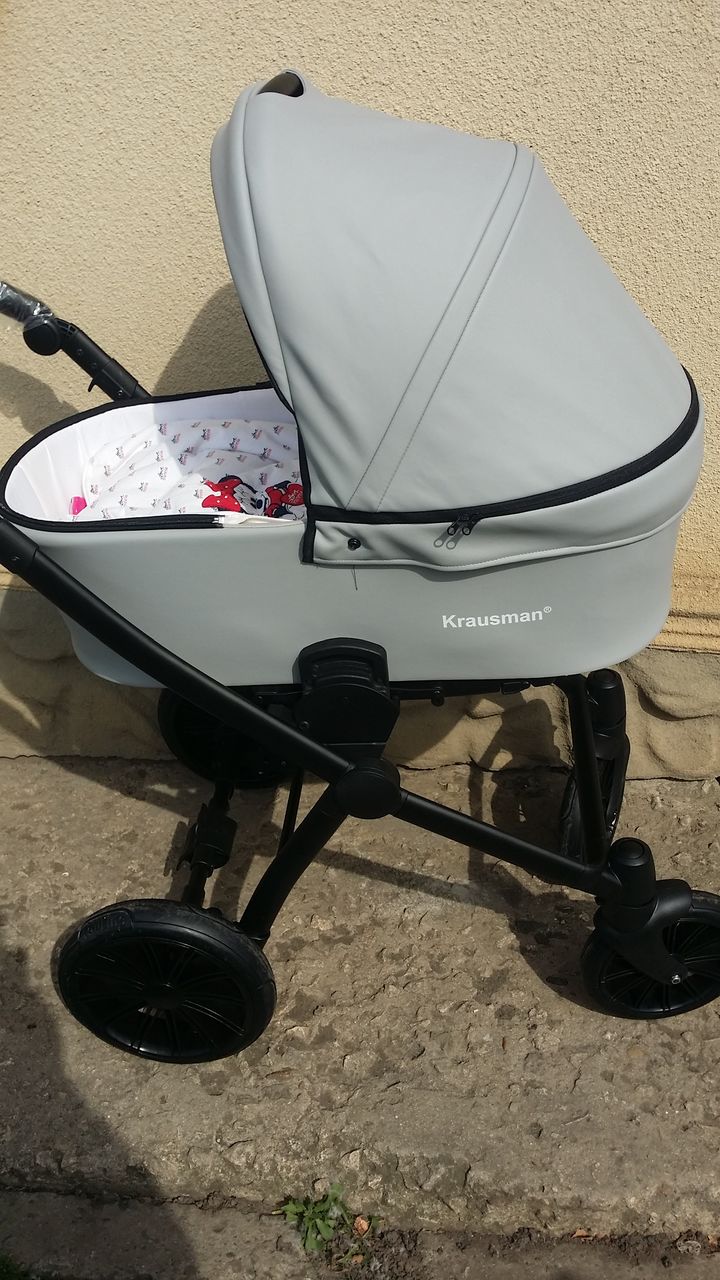 Krausman – carucior / kоляска 3 in 1 rider soft light grey