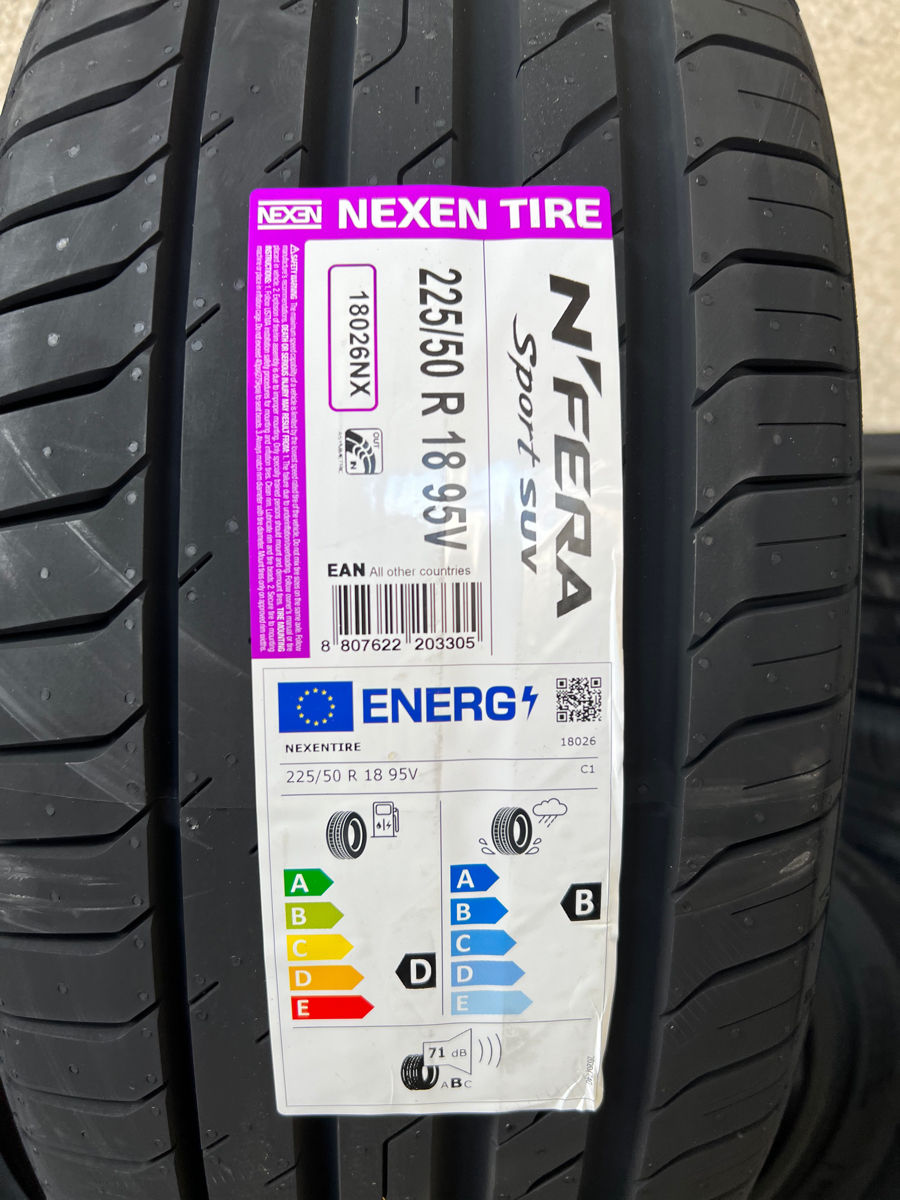 225/50 R18 Nexen N`Fera Sport/ Доставка, livrare toata Moldova 2024 foto 1