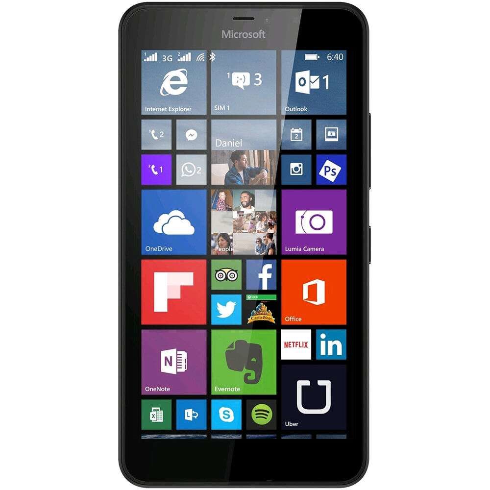 Microsoft Lumia 640 Dual Sim (RM-1077) Black