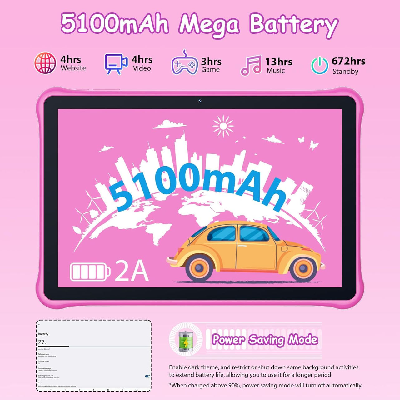 Детский планшет 10-дюймовый  6GB RAM 64GB ROM  Tabletă pentru copii foto 1