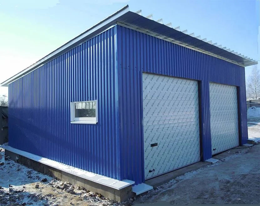 Металлический гараж из ЛСТК от 2 400 евро фото 15