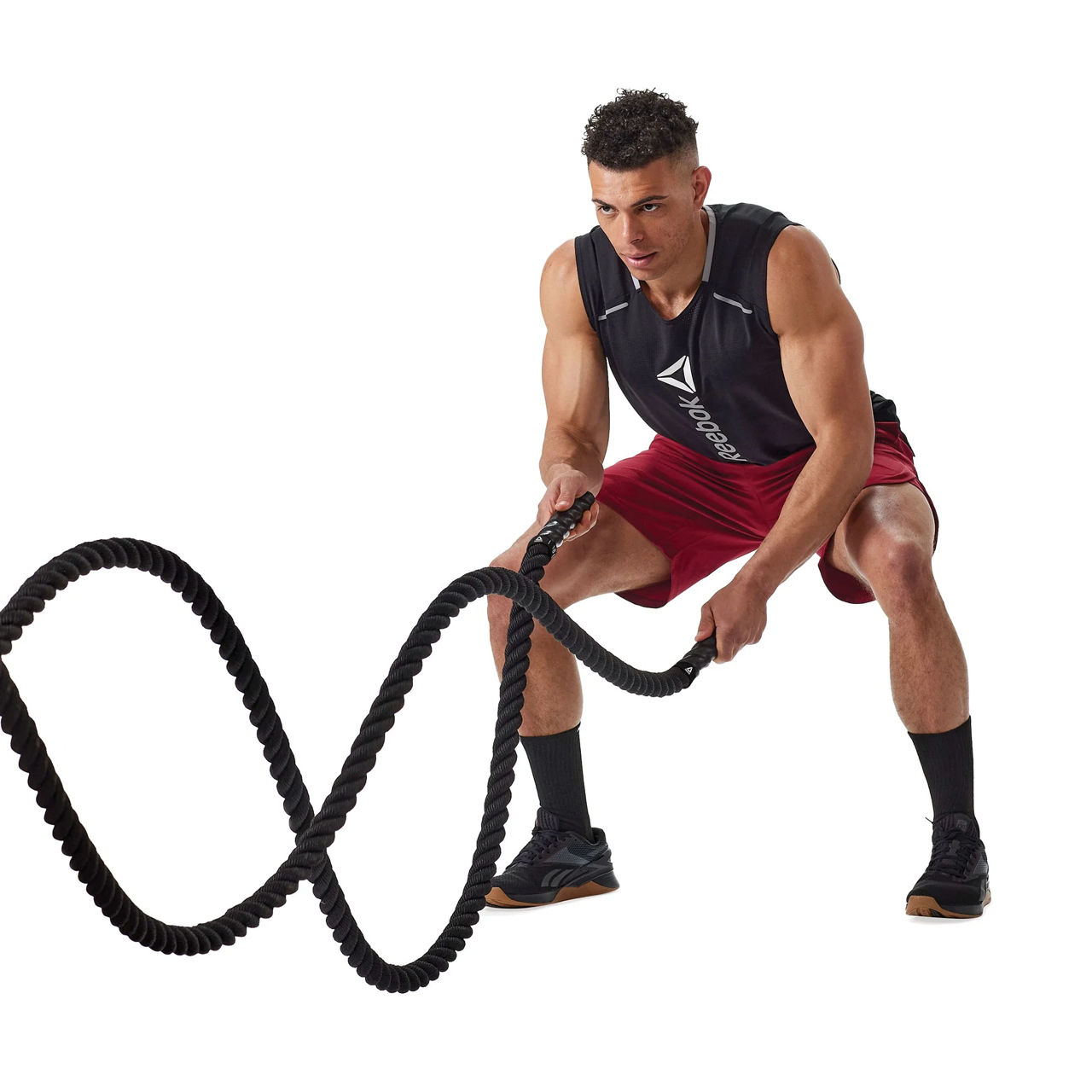 Канат для ударов в пол. Coarda crossfit. Funia Canat. Crossfit battle rope foto 0