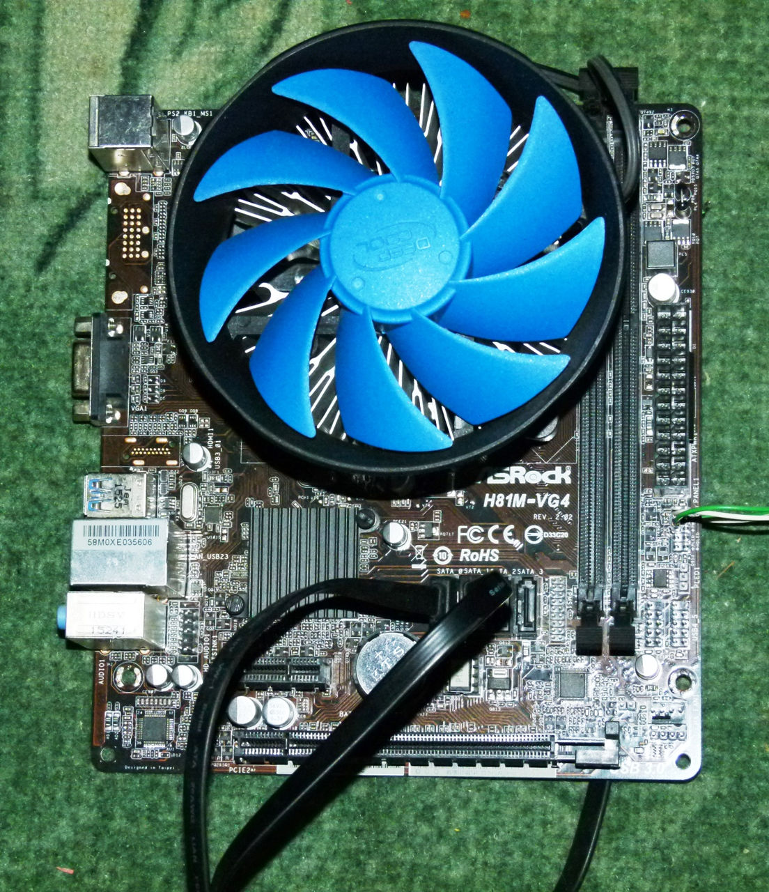 ASRock H81M-VG4 s1150, H81 PCIe x16 IntelCorei3 4160 3.6 DDR3 8GB ASRoc foto 2