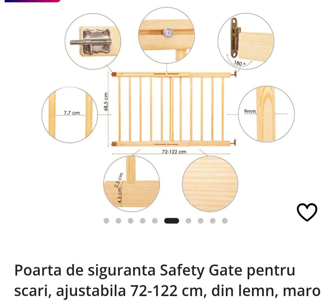 Gard de prorectie pentru copii din lemn! foto 0