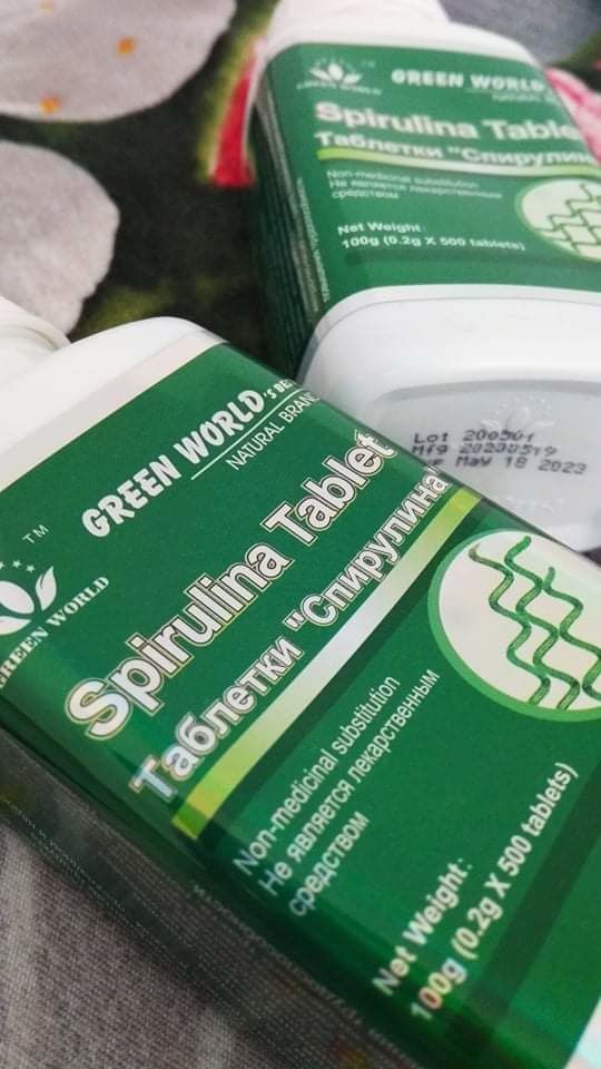 Spirulină Green World 500 pastile