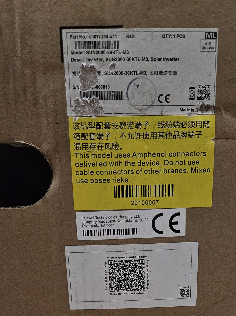 Invertor Huawei  Trifazat 36kW SUN2000–36KTL-M3 foto 6
