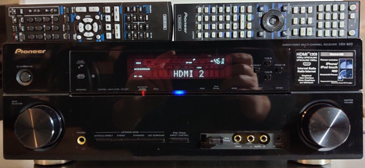 Quality Receiver Pioneer VSX-920 7x140 watt, hdmi, usb/iPod, internet radio, pure direct, zone 2 foto 3