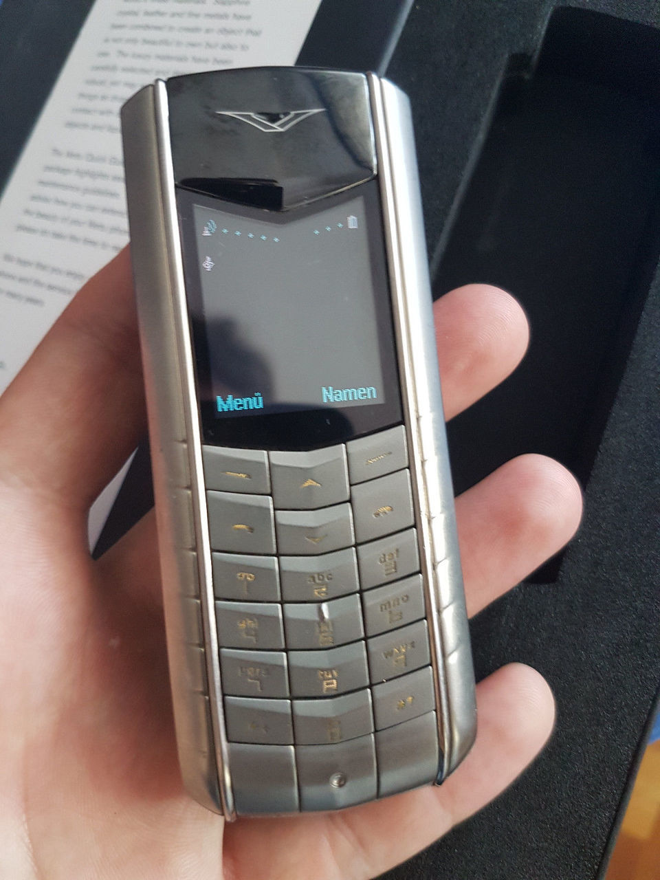 Vertu Ascent Black ( 100% Original )