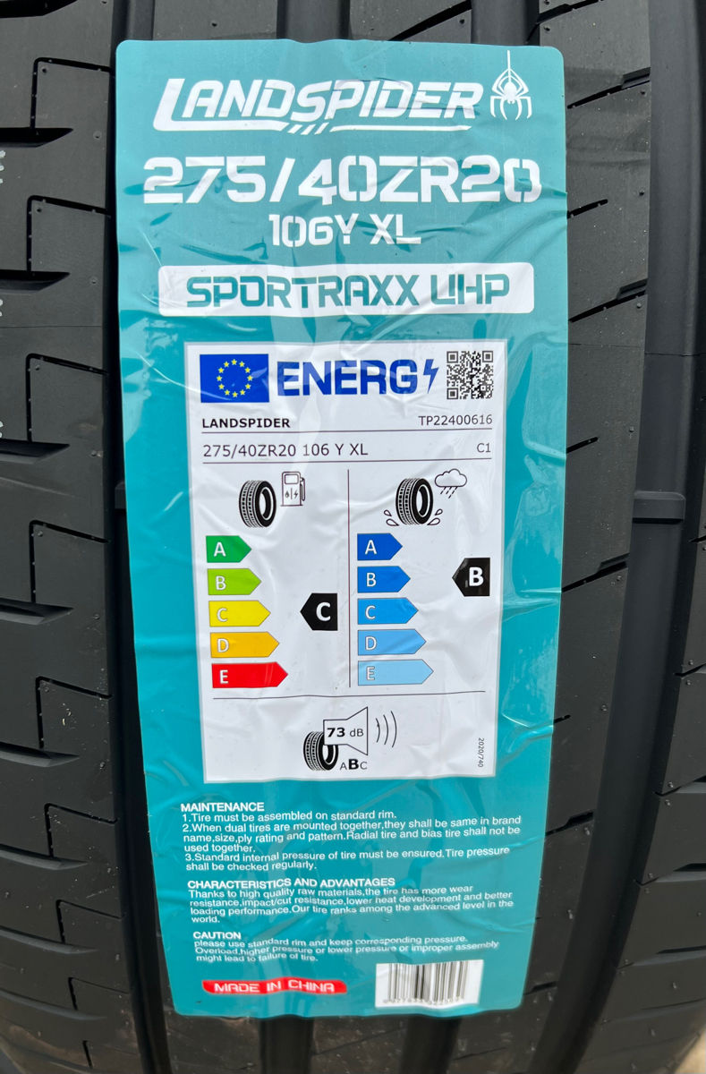 275/40 R20 LandSpider🕷️ Sportraxx UHP/ Доставка, livrare toata Moldova 2025 фото 1
