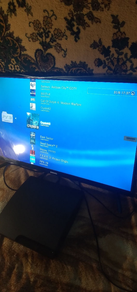 Playstation 3 slim + 40 игр - после техобслуживания, чистки и профилактики, прошитая и чистая внутри foto 7