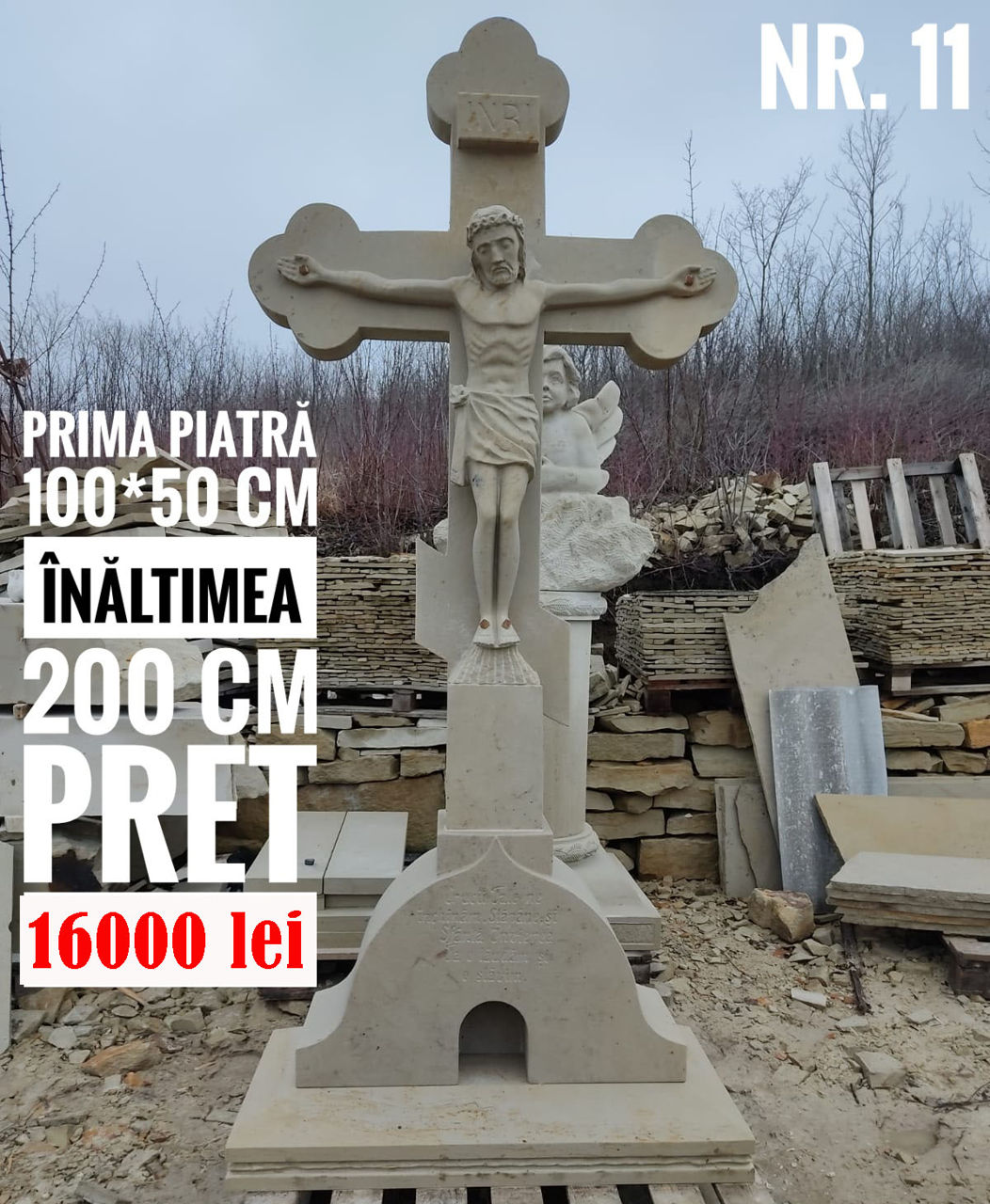 Răstigniri,sculpturi...din piatră de Cosăuţi foto 9