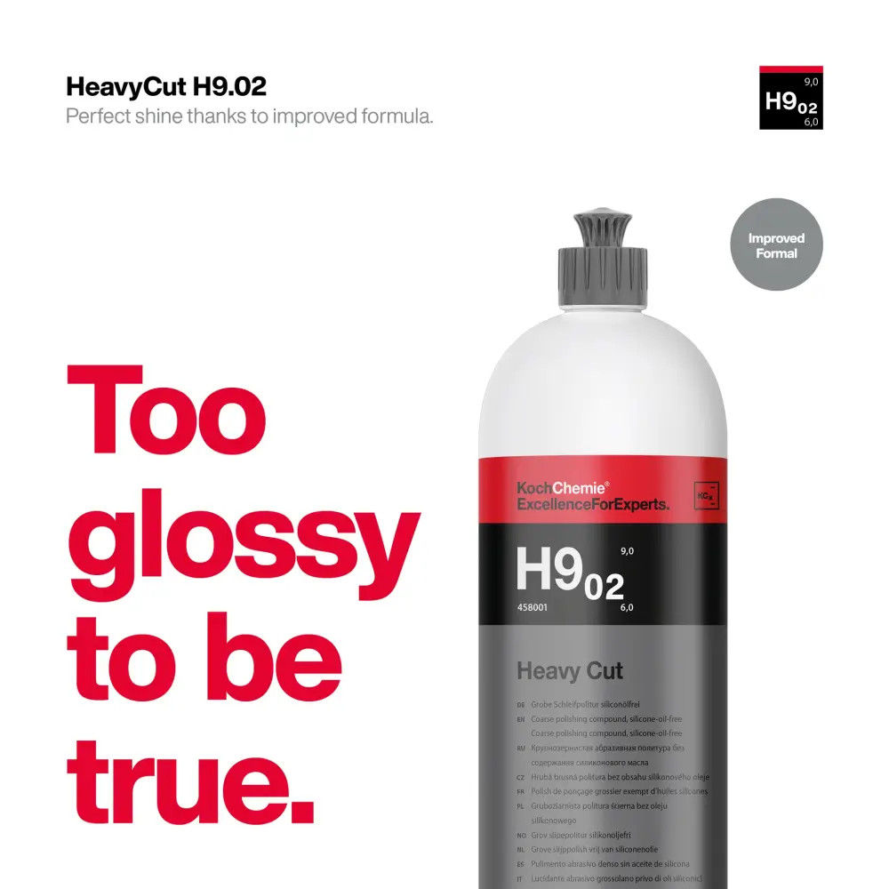 Koch Chemie Heavy Cut H9.02 абразивная полировальная паста 1л фото 1