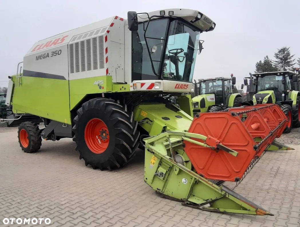 Combină Claas Mega 350 heder cereale+heder porumb/floare 6x70 foto 6