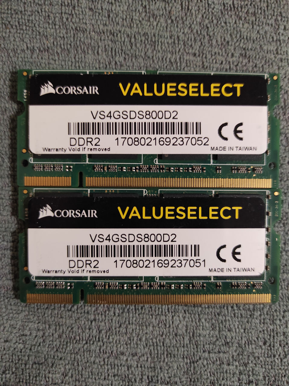 оперативка для ноутбука ddr2-800mhz 4gb corsair foto 1