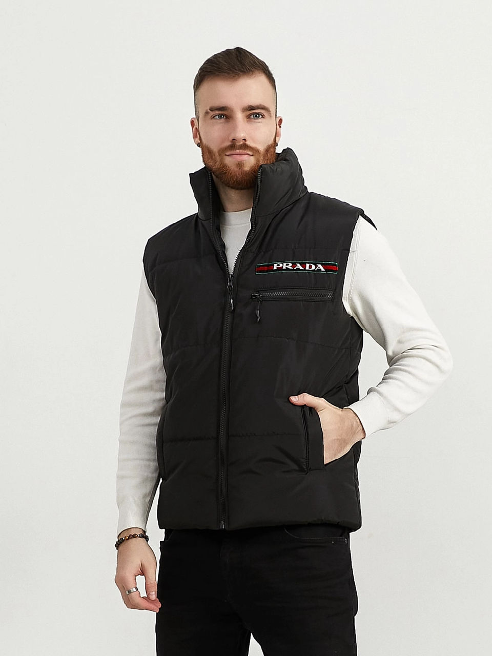 Жилетки мужские новые Prada EA7 veste