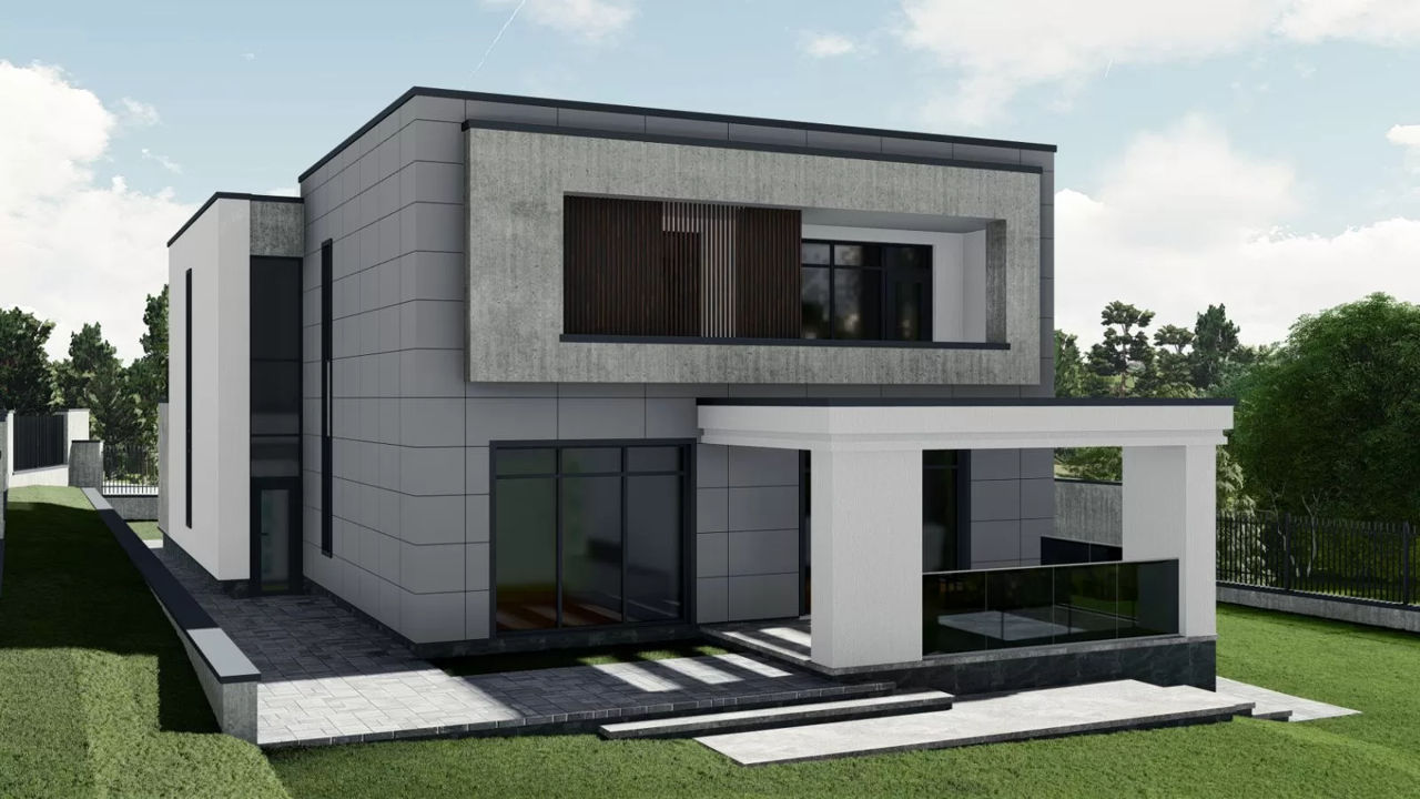 Casă de locuit individuală S+P+E/stil modern/180m2/construcții/arhitect/renovări/reconstrucții foto 2