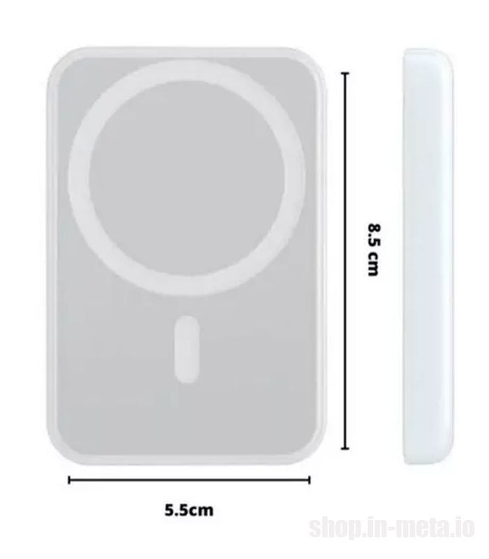 Magnetic Wireless Power Bank EJM-012 15W Беспроводная зарядка, магнитный внешний аккумулятор MagSafe foto 1