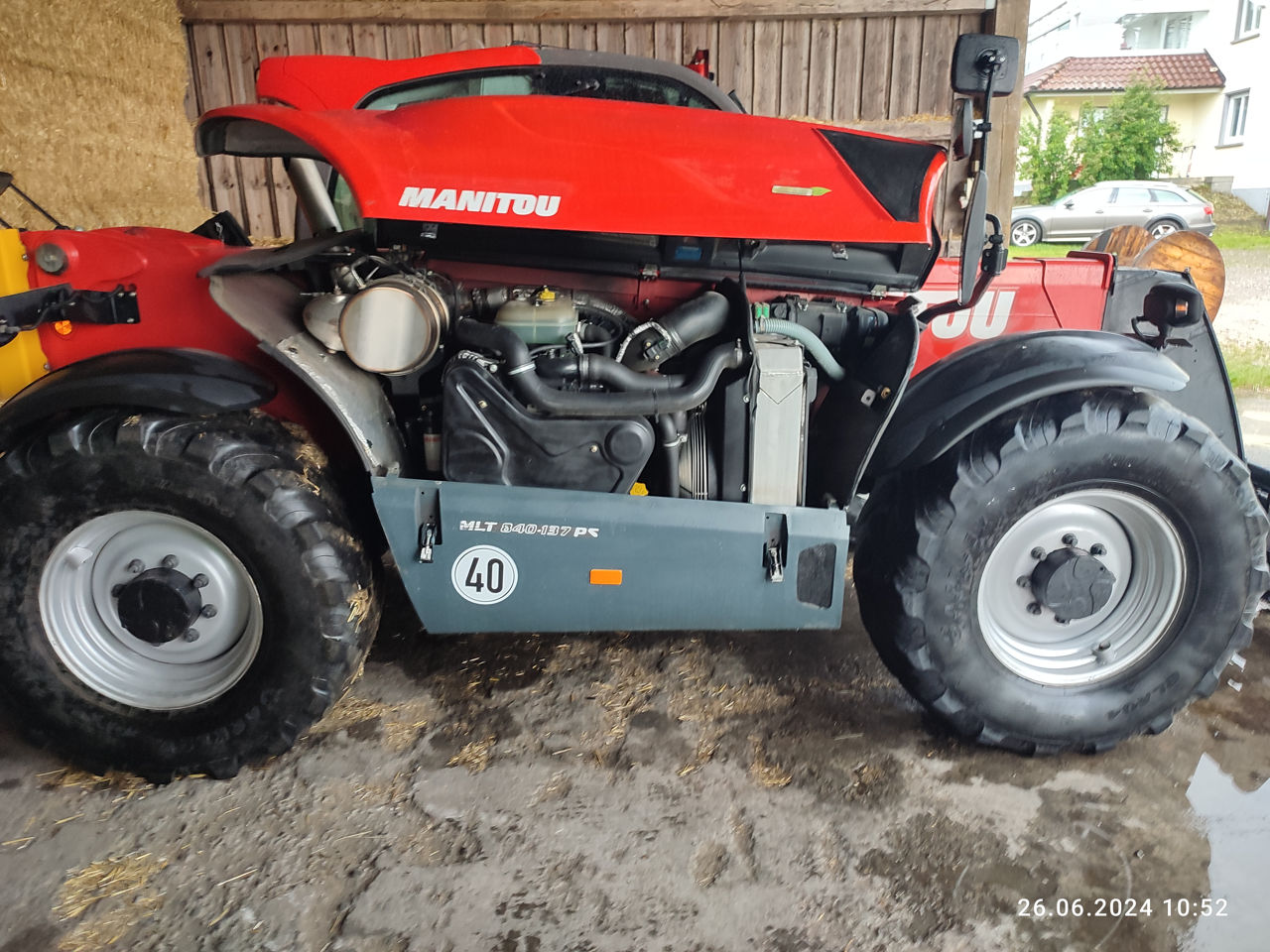 Телескопический погрузчик Manitou MLT 840 137 PS 2015 foto 10