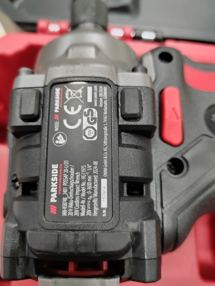 Impact (cheie de impact) parkside Pdssap 20 Li D3 (226 Nm) foto 6
