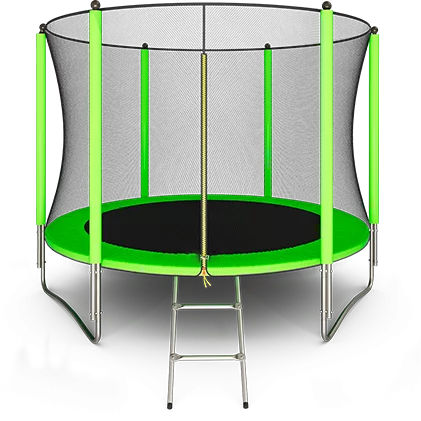 Trambulina albastra/verde 244cm / Батут 244см синий/зеленый foto 0