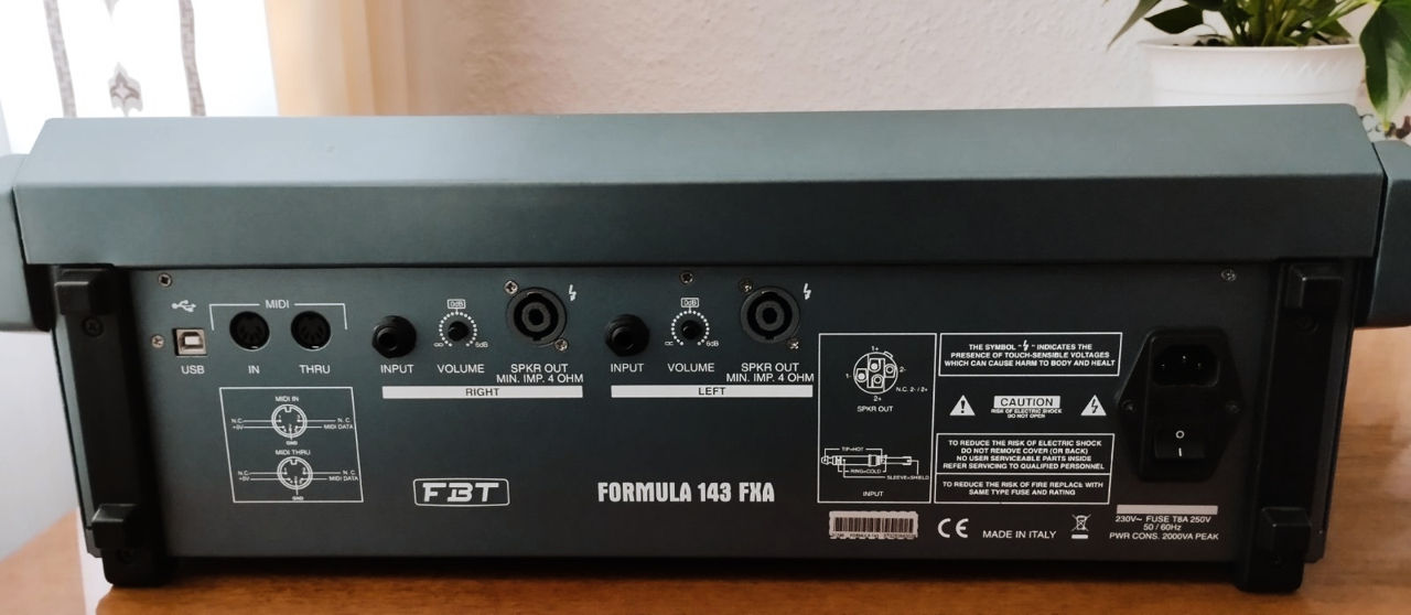 Mixer FBT Formula 143 FXA  foto 3