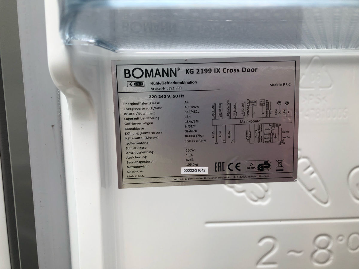 Идеальный холодильник Bomann side by side из Германии! foto 3