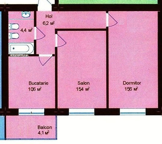 Apartament cu 2 camere,  Centru,  Bălți mun. foto 15