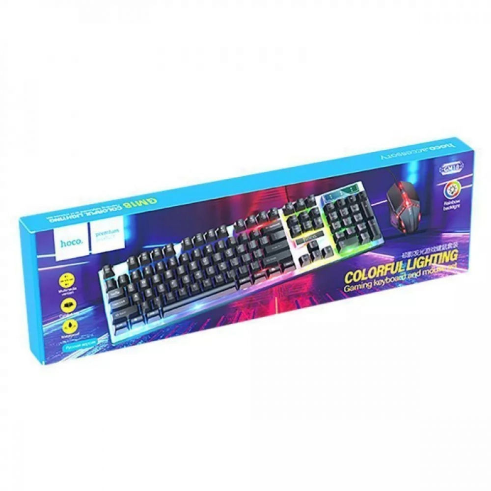 Игровая клавиатура + мышь Hoco GM18 русская версия фото 2