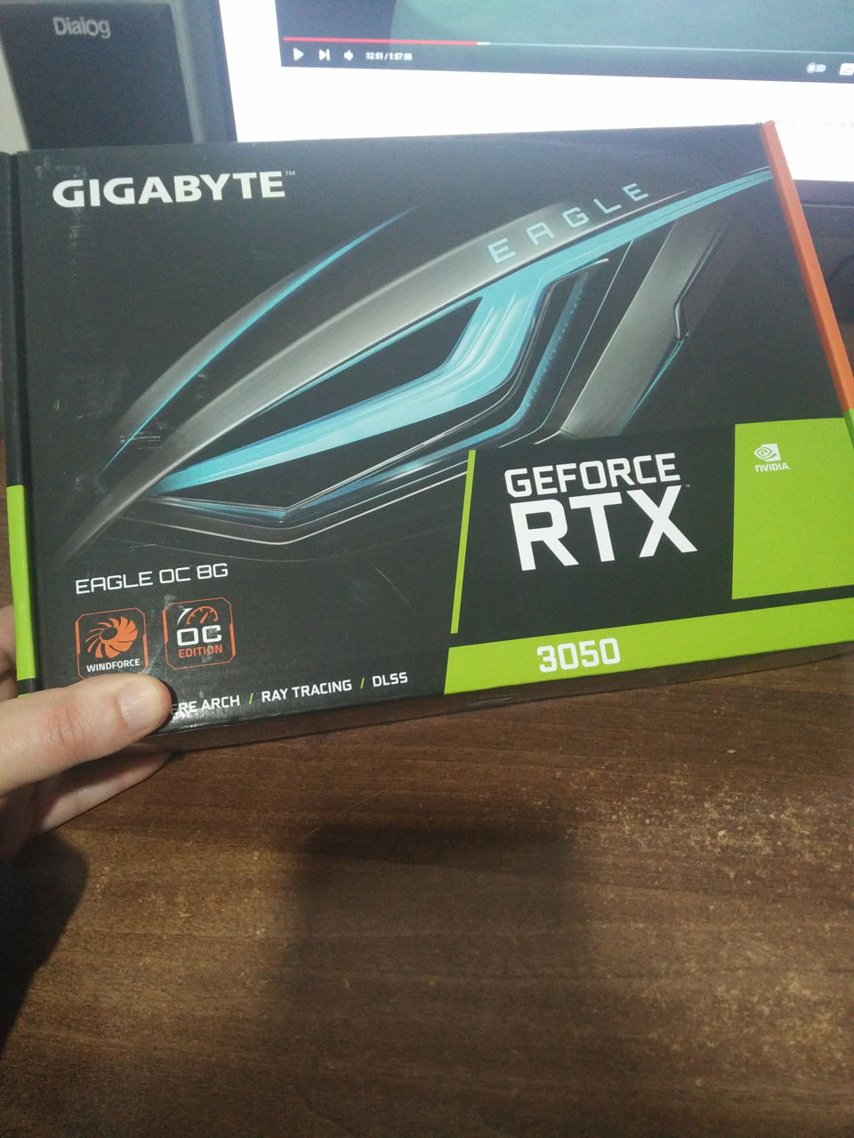 Продам видеокарту Gigabyte GeForce RTX 3050 Eagle OC 8 ГБ