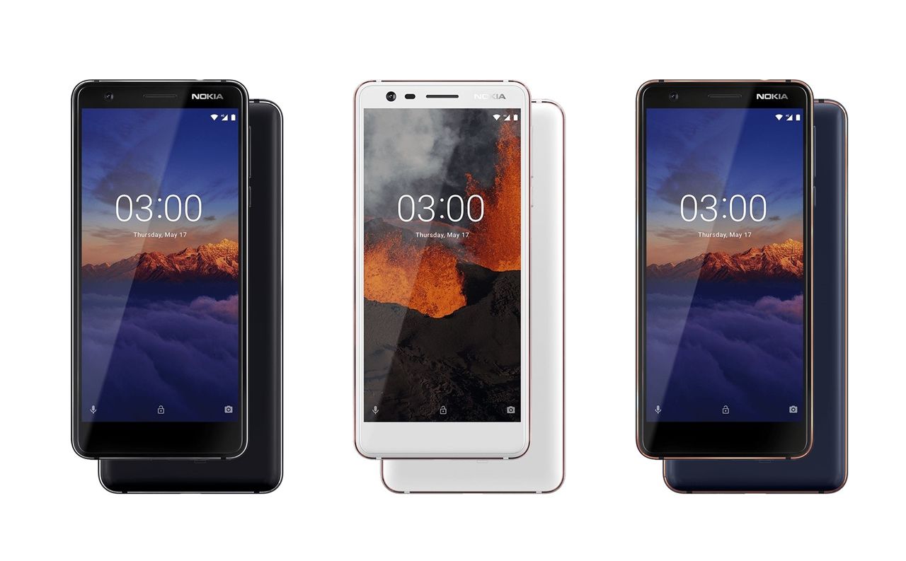 Nokia 3.1 , 5.1 , 6.1 - новые смартфоны