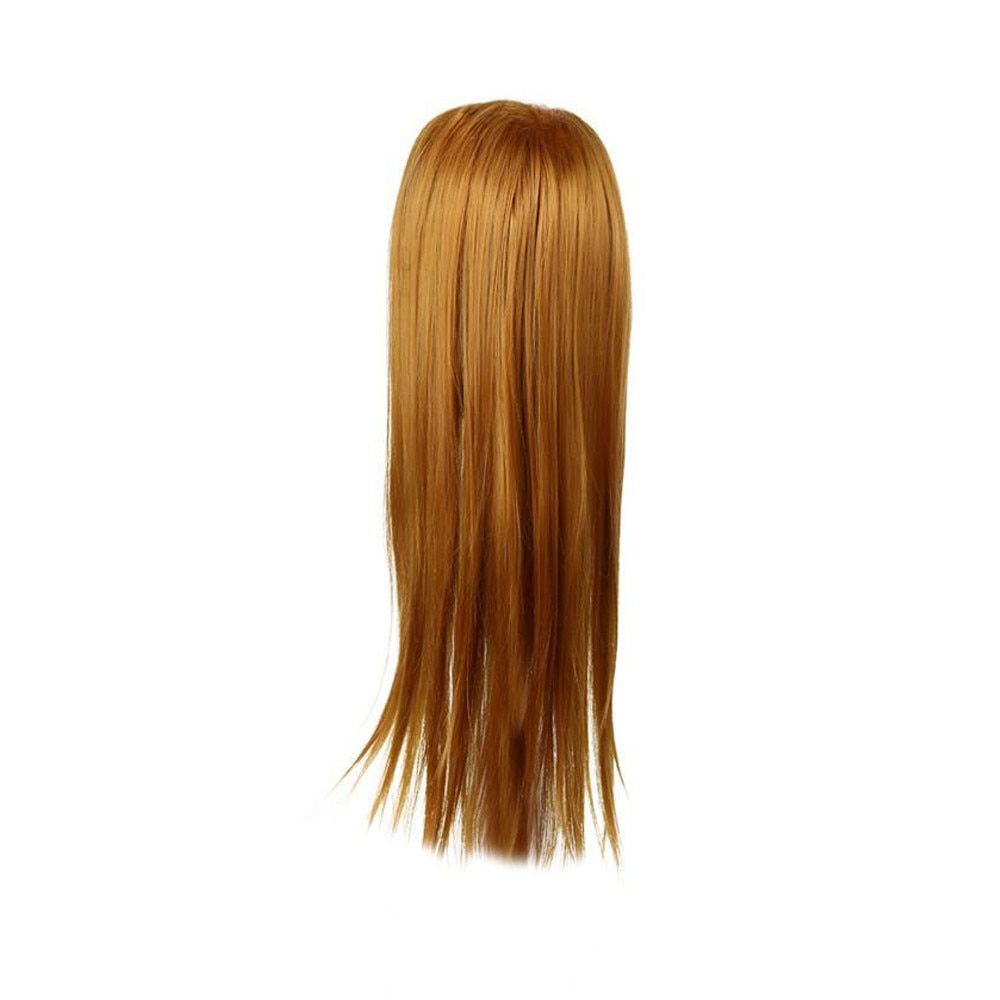 Cap pentru practica, blond auriu/saten, manechin, pupeta exersat coafuri foto 1