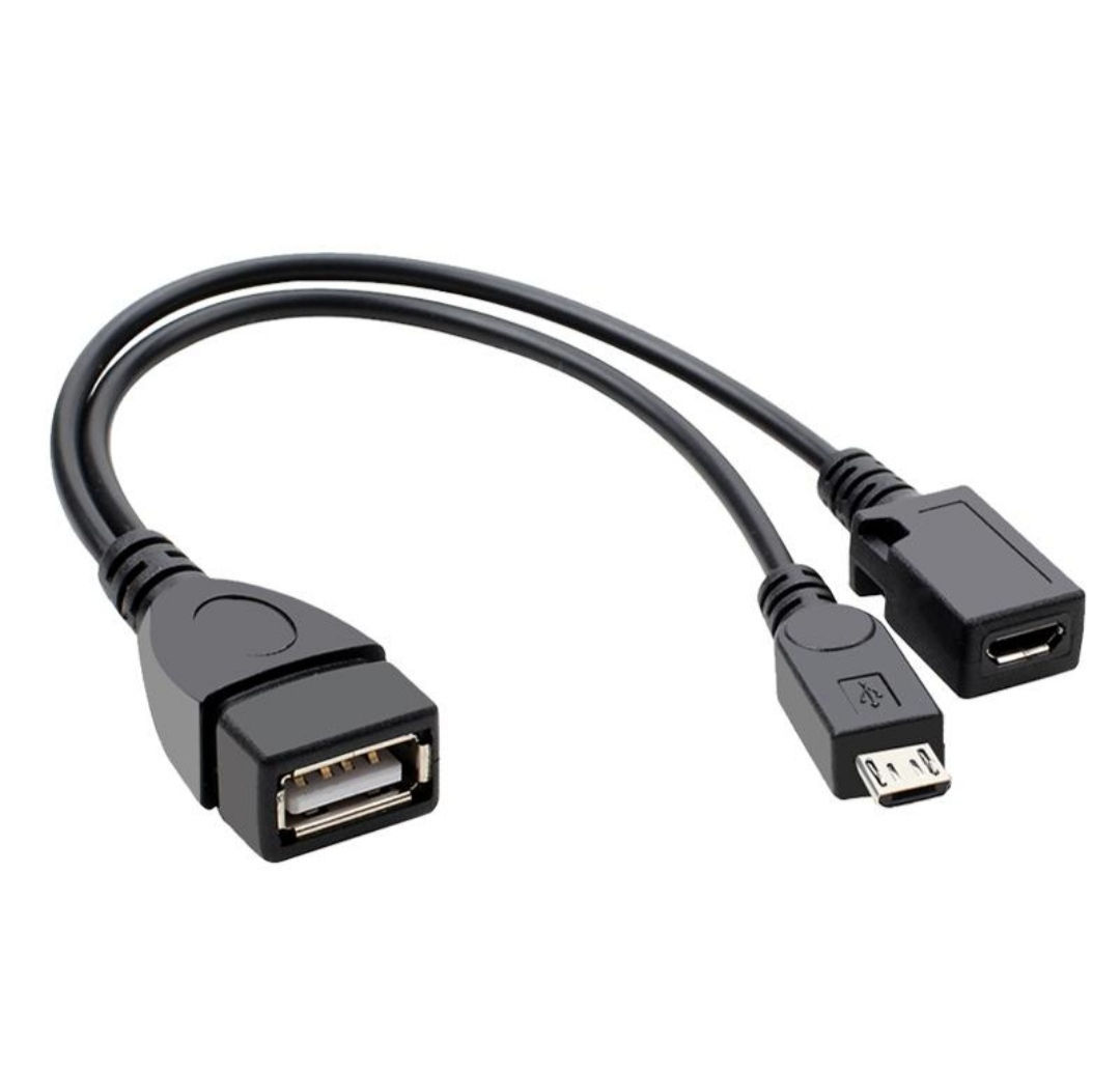 Micro USB OTG кабель для передачи данных и зарядки