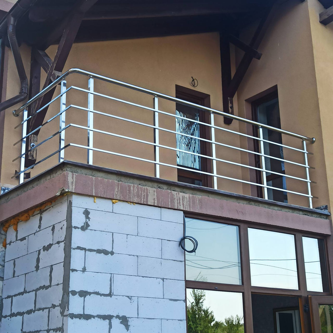 Balustrade din inox , sticla calita , pleksi .перила из плексиглас ( cтеклa ) фото 8